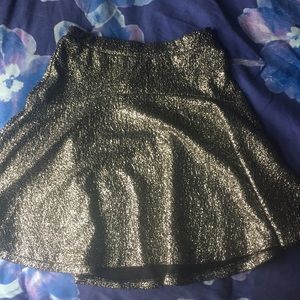 Design Lab sparkly gold skirt